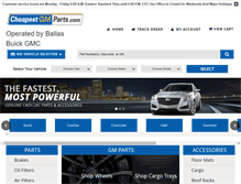 Tablet Screenshot of cheapestgmparts.com
